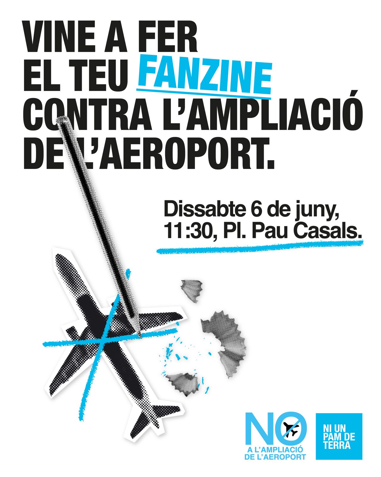 Vine a fer el teu fanzine. Dissabte 6 de juny a Pau Casals